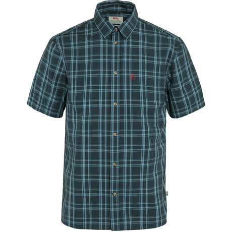 Fjallraven Men's Ovik Lite Shirt Short-Sleeve - Dark Navy/Dawn Blue Dark Navy/Dawn Blue