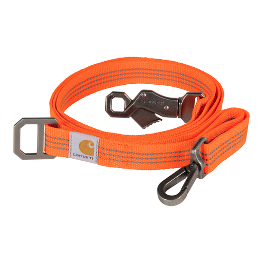 Carhartt Tradesman Dog Leash Hunter Orange / Brushed Nickel