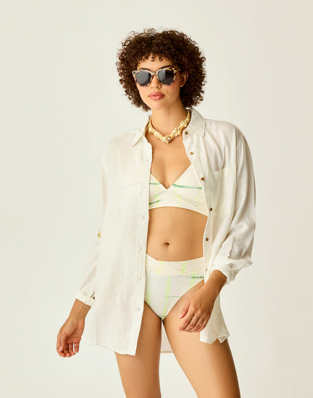 Carve Designs Taylor Linen Tunic - Cloud Chambray Cloud Chambray