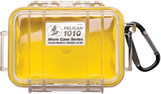 Pelican 1010 Micro Case - Yellow/Clear Ylw/clr