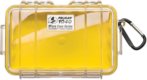 Pelican 1040 Micro Case - Yellow/Clear Yell clear