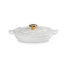 Le Creuset Signature Petal Braiser White