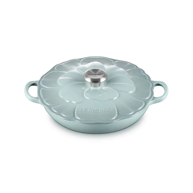 Le Creuset Signature Petal Braiser Sea Salt