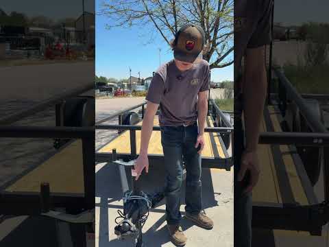 Karavan 5.5x11 Pro utility trailer with aluminum rims