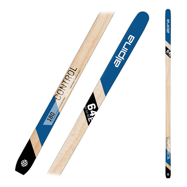 Alpina Control 64e Edge Flat Skis, 195cm Blue