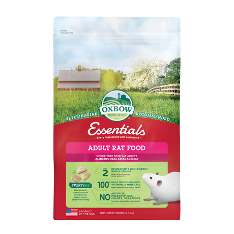 Oxbow Animal Health Essentials Adult Rat Food - (3lb / 20lb)