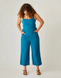 Carve Designs Women's Knox Gauze Jumpsuit - Azul Azul