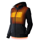 Gobi Heat Women's Ridge Heated Hoodie (3-Zones) Onyx