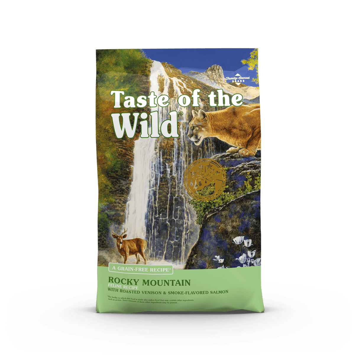 Taste of the Wild Rocky Mountain Feline Recipe with Roasted Venison & Smoke-Flavored Salmon - 14 LB Roasted Venison & Smoke-Flavored Salmon