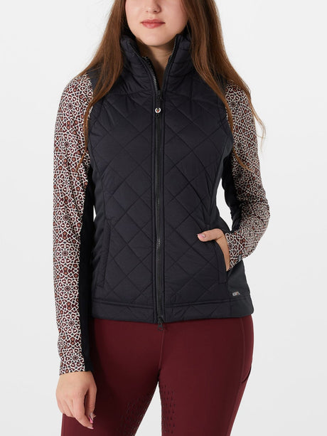 Kerrits Equestrian Apparel Full Motion Quilted Vest - Black Black