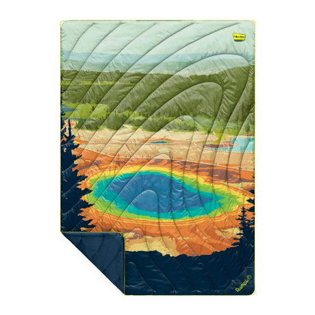 Rumpl Original Puffy Blanket - Yellowstone National Park Yllwstn ntnl prk