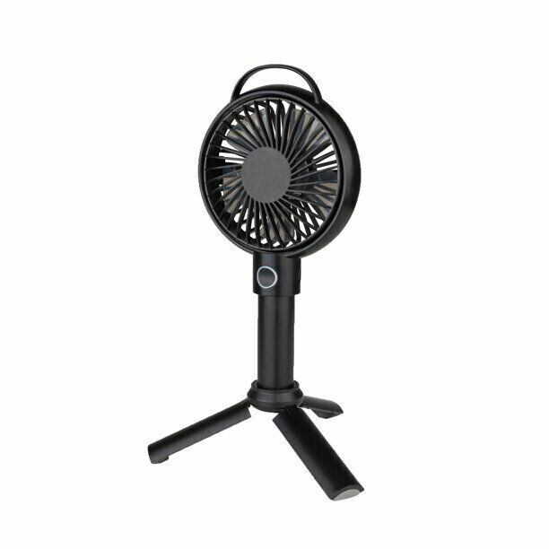 Vision Air 4-inch USB Handheld Fan - Black / Black