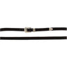 Twister Suede Leather Hatband - Black Black