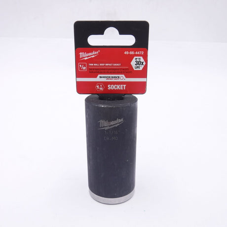 Milwaukee Shockwave Impact Duty 1/2 In. Deep Well Socket 1-1/16 In.