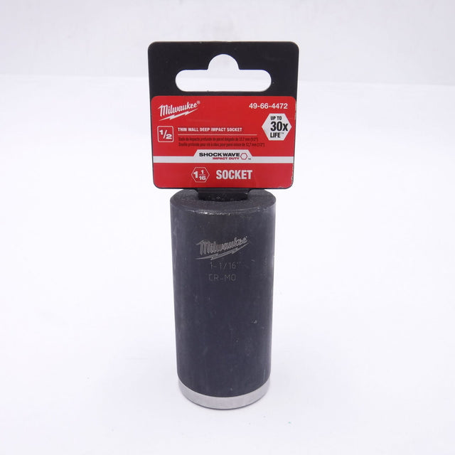 Milwaukee Shockwave Impact Duty 1/2 In. Deep Well Socket 1-1/16 In.