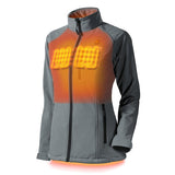 Gobi Heat Women's Sahara Heated Jacket (3-Zone) Steel