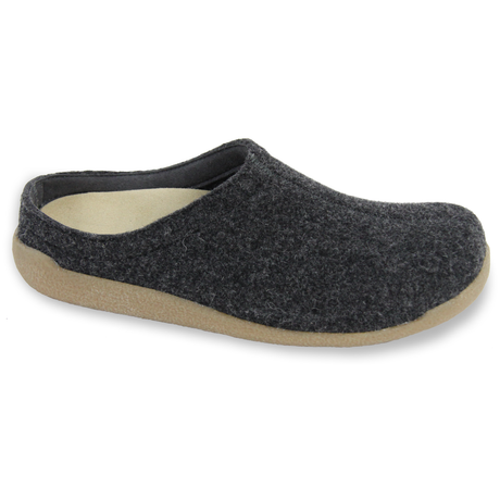 Sanita Unisex Lodge Slide Slipper - Charcoal Charcoal