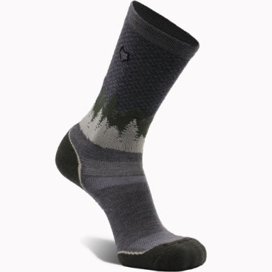 Fox River Decorah Medium Weight Crew Hiking Sock Grey/Black