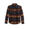 Pendleton Men's Harding La Pine Shirt Tye river red mix