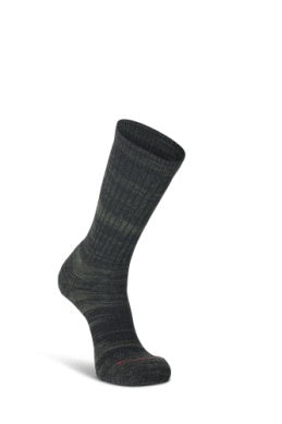 Fox River Hike Jasper Lite Lightweight Crew Sock Olive