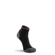 Fox River Women's Basecamp 2.0 Lightweight Quarter Crew Hiking Sock Black