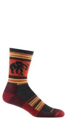 Darn Tough Men's Willoughby Micro Crew Lightweight Hiking Sock Lava