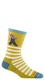 Darn Tough Women's Animal Haus Crew Lightweight Lifestyle Sock Buttercup