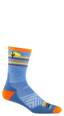 Darn Tough Men's Frontrunner Micro Crew Ultra-Lightweight Running Sock Surf