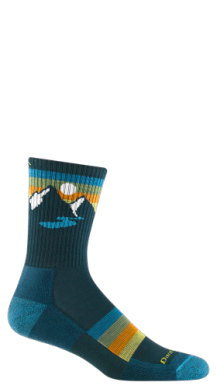 Darn Tough Men's Sunset Ridge Micro Crew Lightweight Hiking Sock Bottle