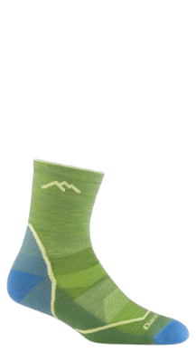 Darn Tough Kids' Light Hiker Micro Crew Lightweight Hiking Sock Willow