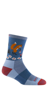 Darn Tough Women's Critter Club Micro Crew Lightweight Hiking Sock Vapor