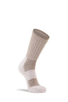 Fox River Men's Wick Dry Euro Medium Weight Crew Hiking Sock Khaki