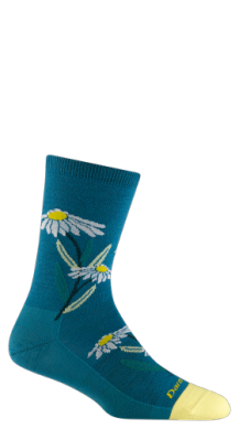 Darn Tough Women's Blossom Crew Lightweight Lifestyle Sock Cascade