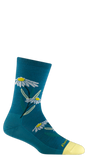 Darn Tough Women's Blossom Crew Lightweight Lifestyle Sock Cascade