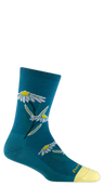 Darn Tough Women's Blossom Crew Lightweight Lifestyle Sock Cascade