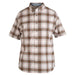 Noble Outfitters Men's FullFlexx Short Sleeve Shirt Tobacco Plaid / REG