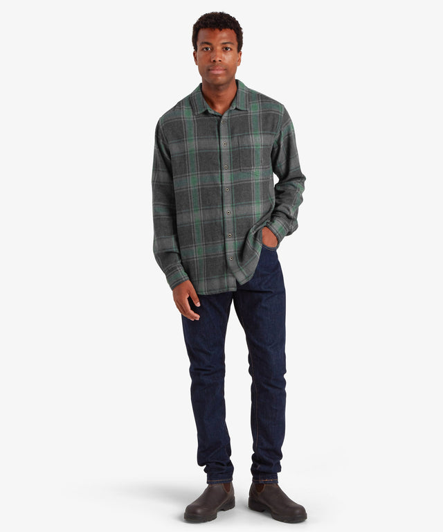 Sherpa Mens Batsa Eco Long Sleeve Shirt Black