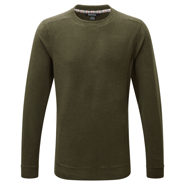 Sherpa Adventure Gear Men's Rolpa Eco Crew Neck Fleece - Evergreen Evergreen