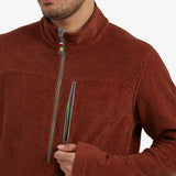 Sherpa Adventure Gear Men's Rolpa Eco Quarter Zip - Dark Rust Dark Rust