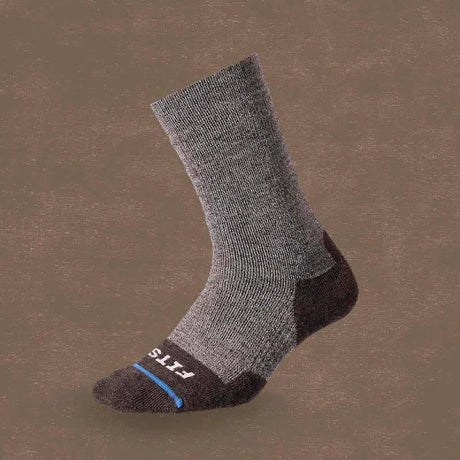Fits Medium Hiker Crew Sock Brown