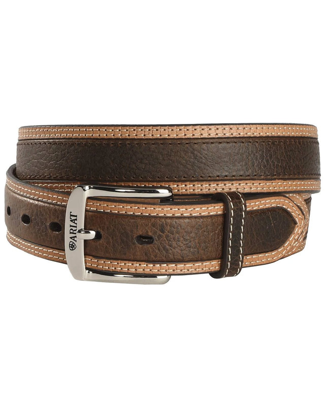 Ariat Mens Diesel Brown Rowdy Leather Belt Diesel Brown / 30