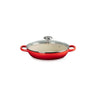 Le Creuset Signature Braiser With Glass Lid Cerise