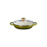 Le Creuset Signature Braiser With Glass Lid Olive