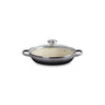 Le Creuset Signature Braiser With Glass Lid Oyster