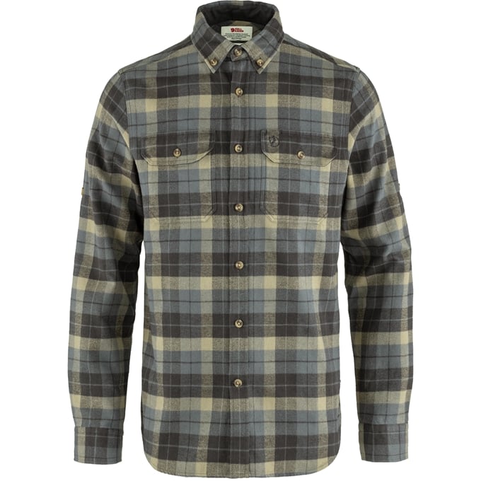 Fjallraven Men's Singi Heavy Flannel Shirt Super gry/stone gry