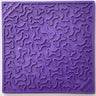 SodaPup Bones Design Lick Mat - Large Purple