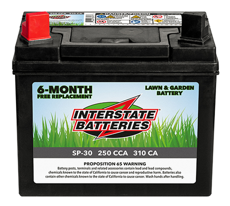 Interstate Batteries 12v Sp-30 Lawn & Garden Battery