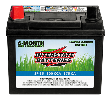 Interstate Batteries 12v Sp-35 Lawn & Garden Battery