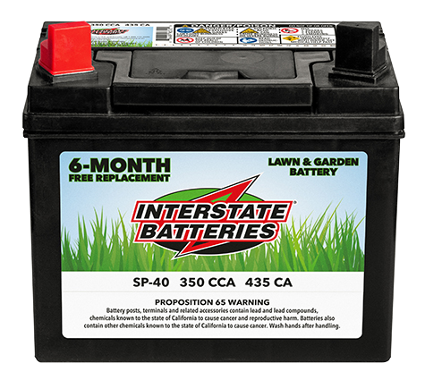 Interstate Batteries 12v Sp-40 Lawn & Garden Battery