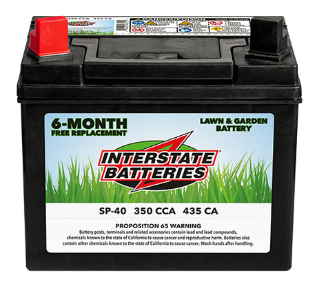 Interstate Batteries 12v Sp-40 Lawn & Garden Battery